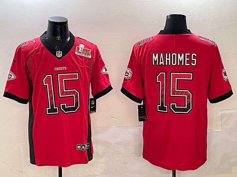 Men Kansas City Chiefs #15 Mahomes Red 2025 Nike Drift Fashion Color Rush Limited NFL Jersey style 3->philadelphia eagles->NFL Jersey